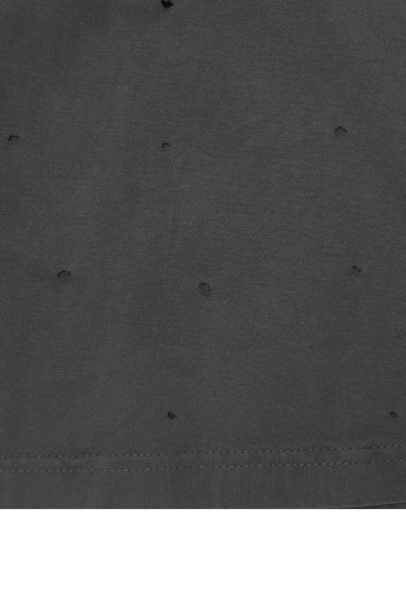 TATTERED BOX TEE IN CROW - Image 6