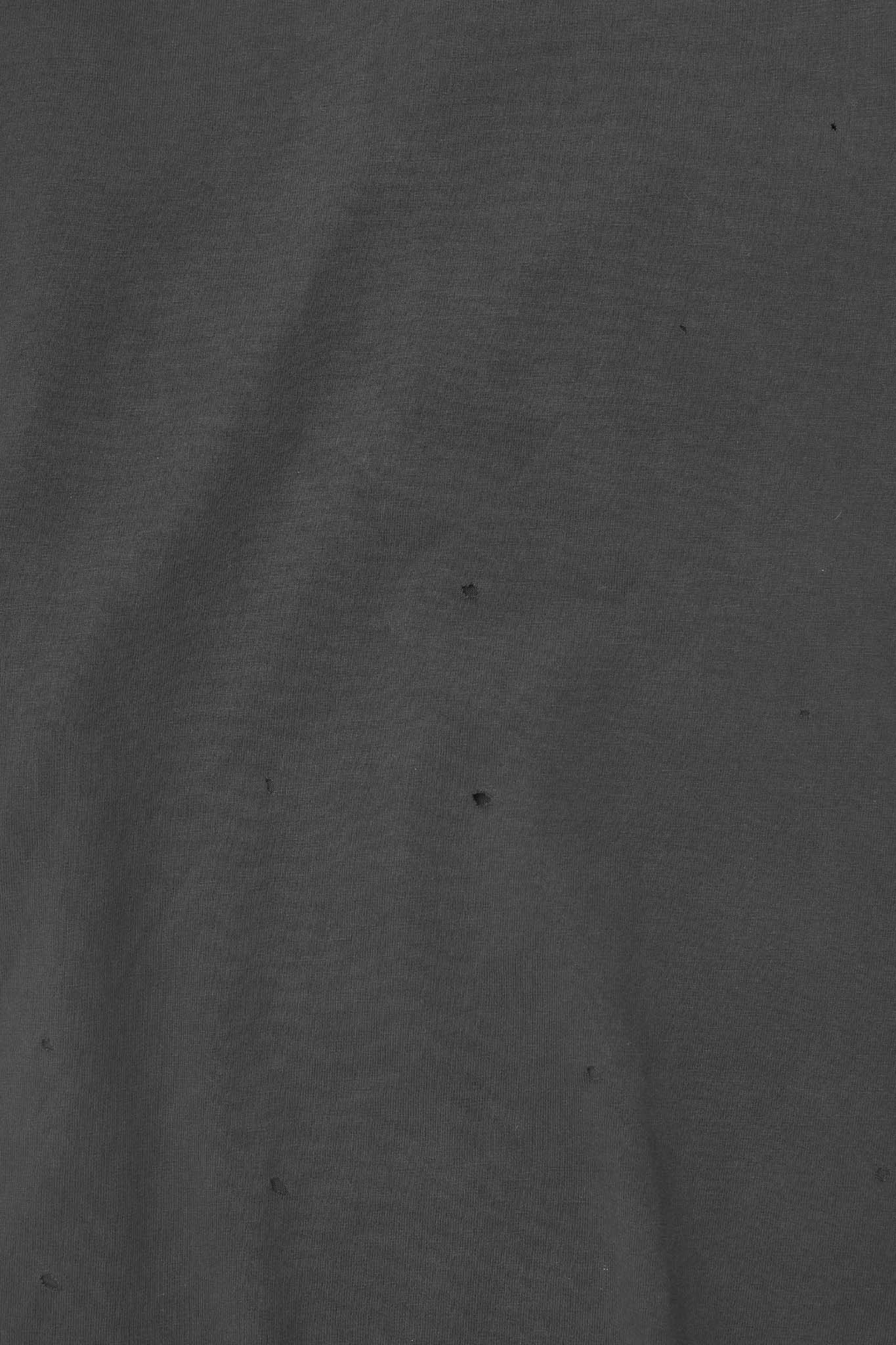 TATTERED OVERSIZED TEE IN CROW - Image 6