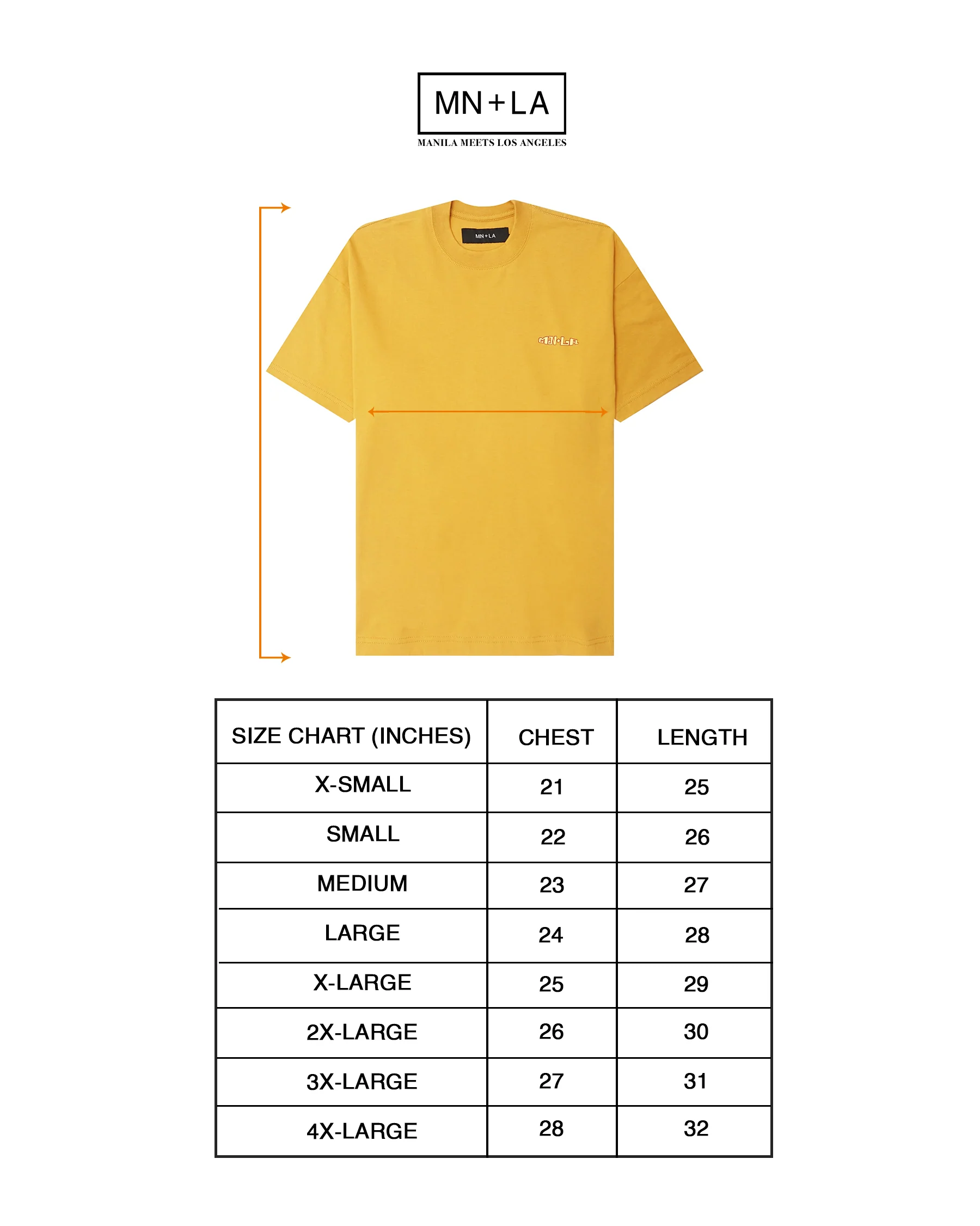 "THAI" LOGO TEE IN MUSTARD - Image 4