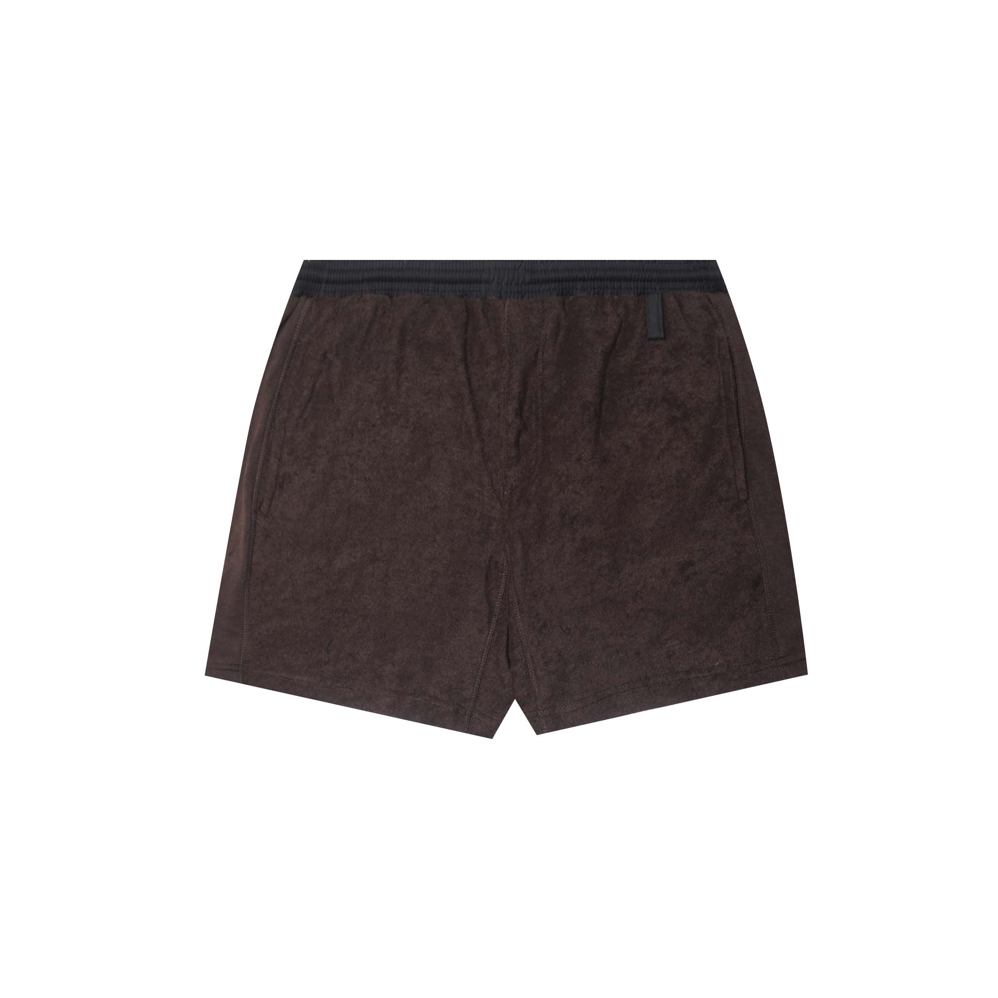 TOWEL STRIDE SHORTS IN CHARCOAL GREY - Image 3