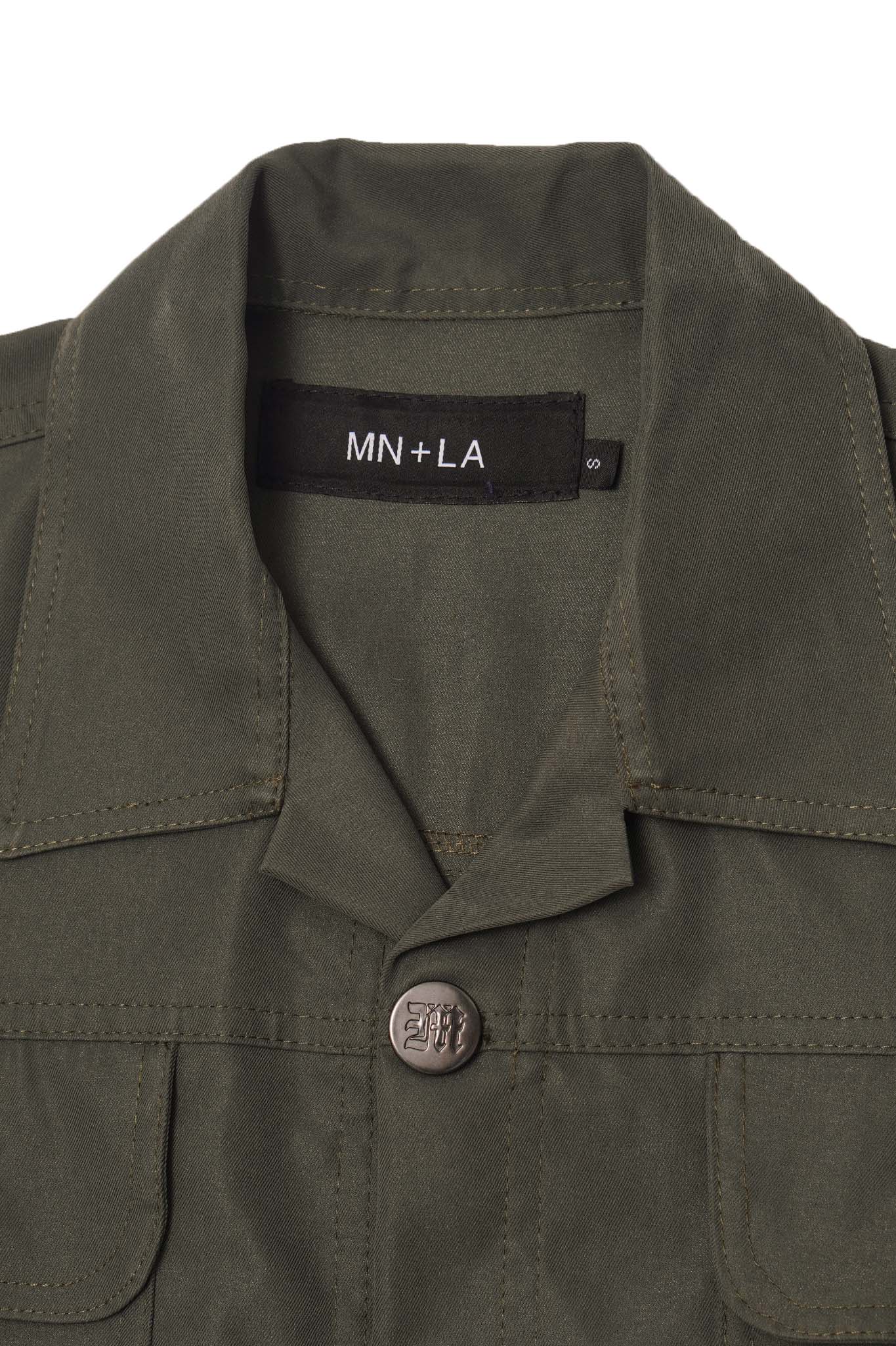 TRUCKER JACKET V2 IN OLIVE - Image 2