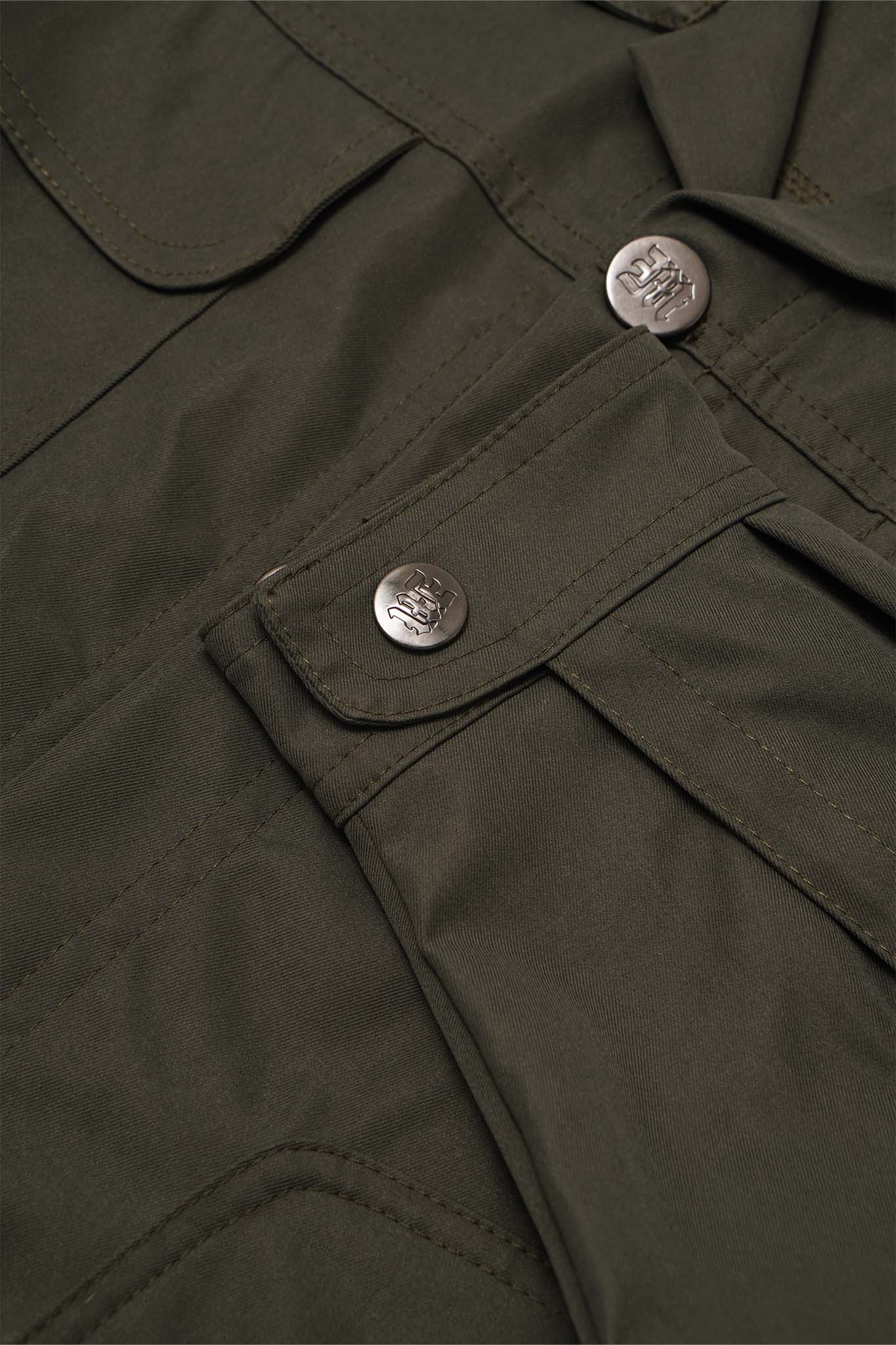 TRUCKER JACKET V2 IN OLIVE - Image 5