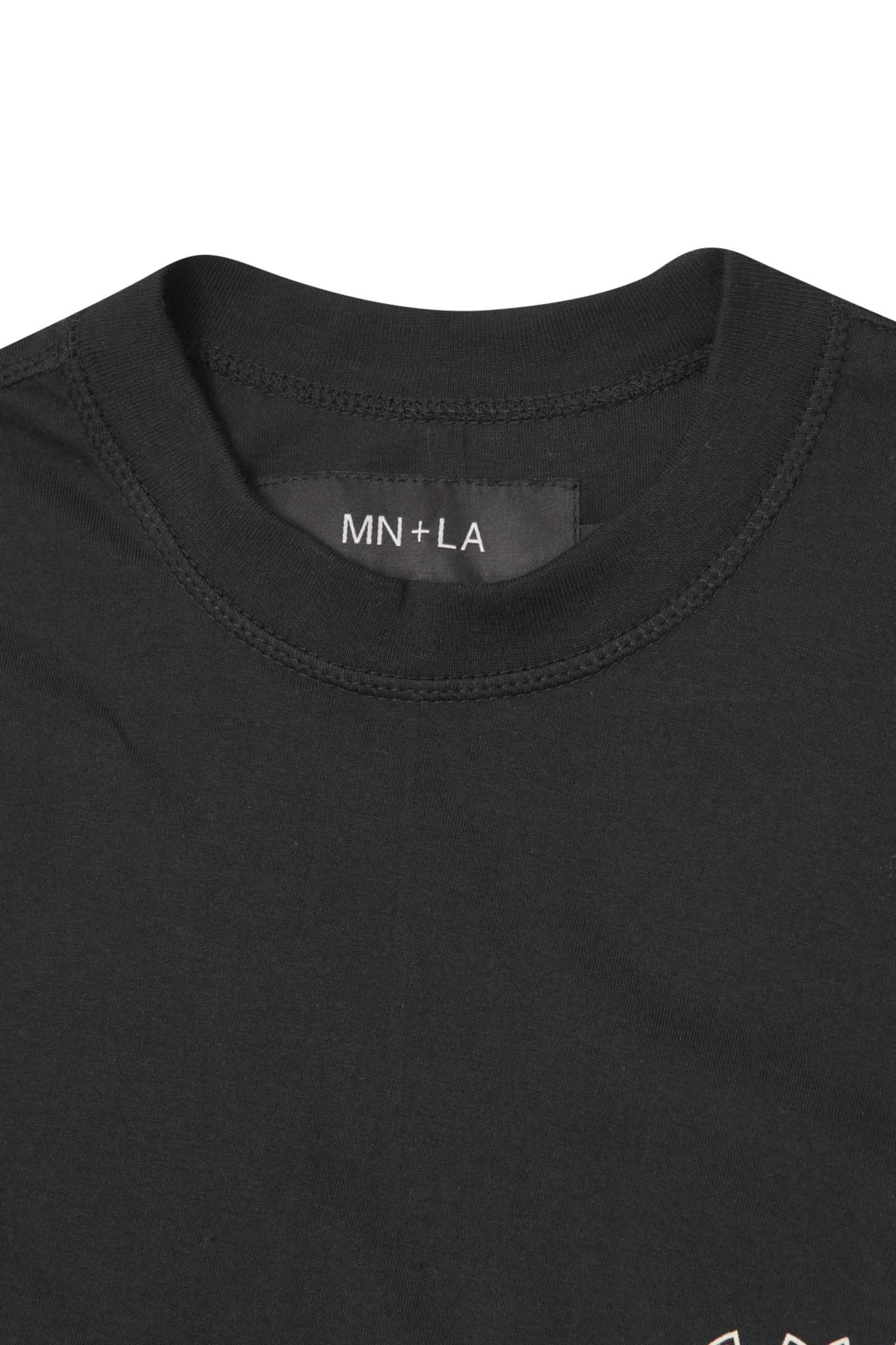 TWIN M'$ LOUNGE TEE IN CAVIAR - Image 3
