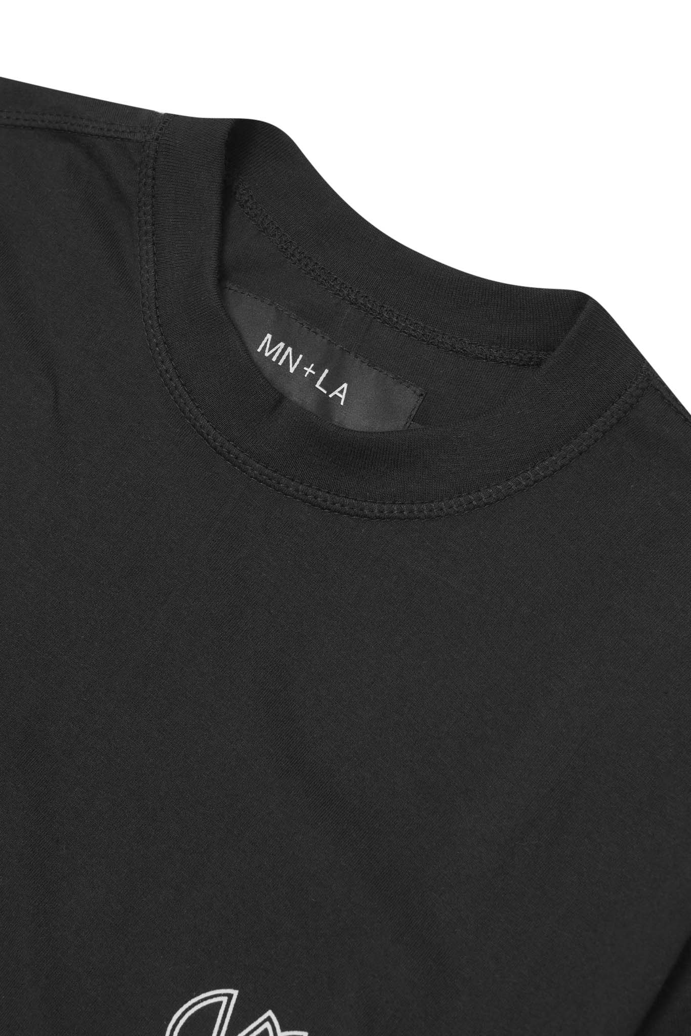 TWIN M'$ LOUNGE TEE IN CAVIAR - Image 5