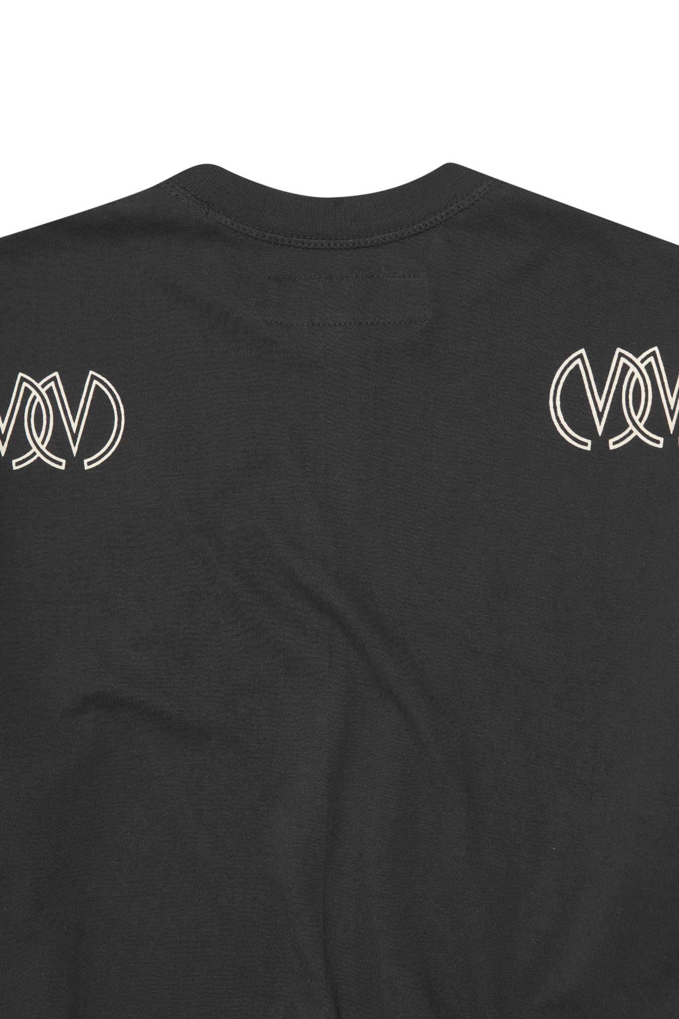 TWIN M'$ LOUNGE TEE IN CAVIAR - Image 6