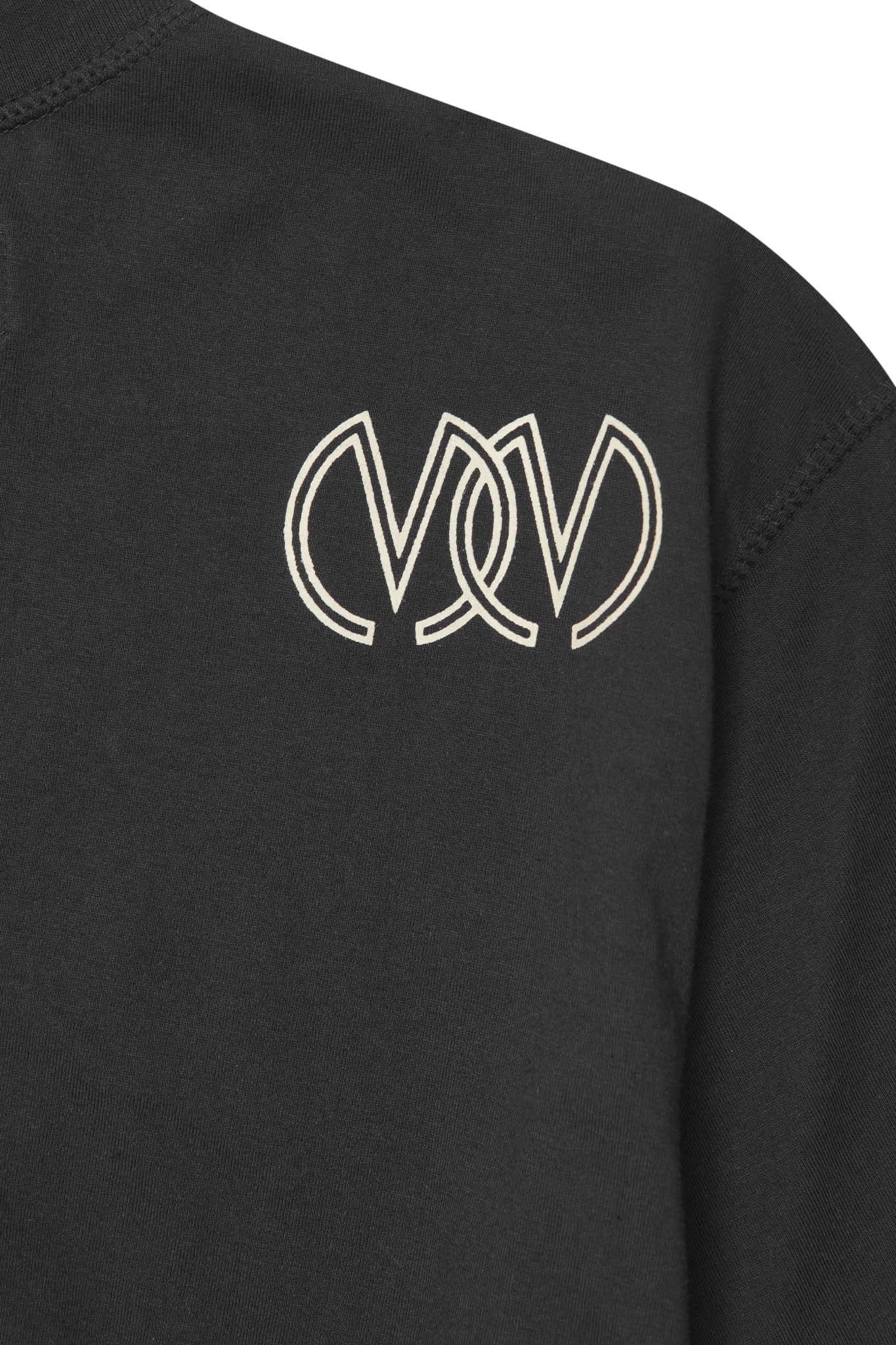 TWIN M'$ LOUNGE TEE IN CAVIAR - Image 8