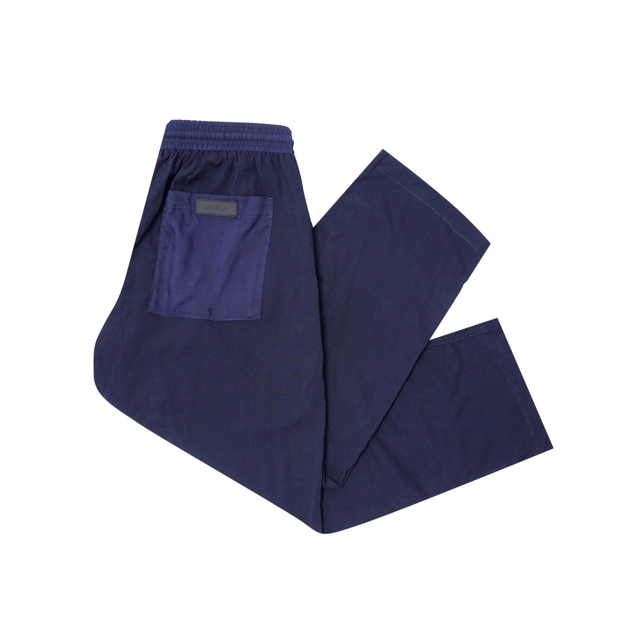 ULTRA WIDE PANTS IN DARK SAPPHIRE - Image 3