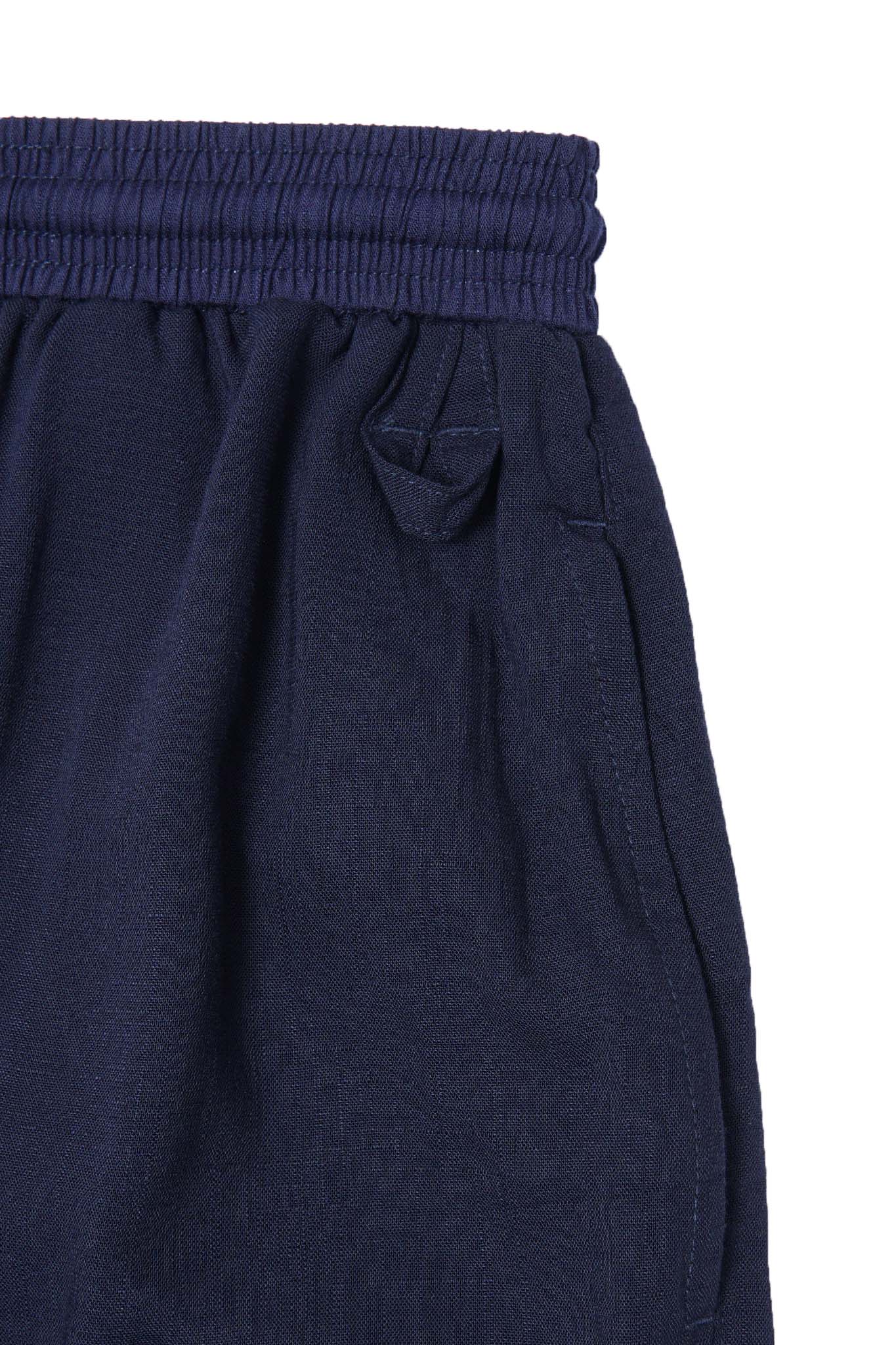 ULTRA WIDE PANTS IN DARK SAPPHIRE - Image 7