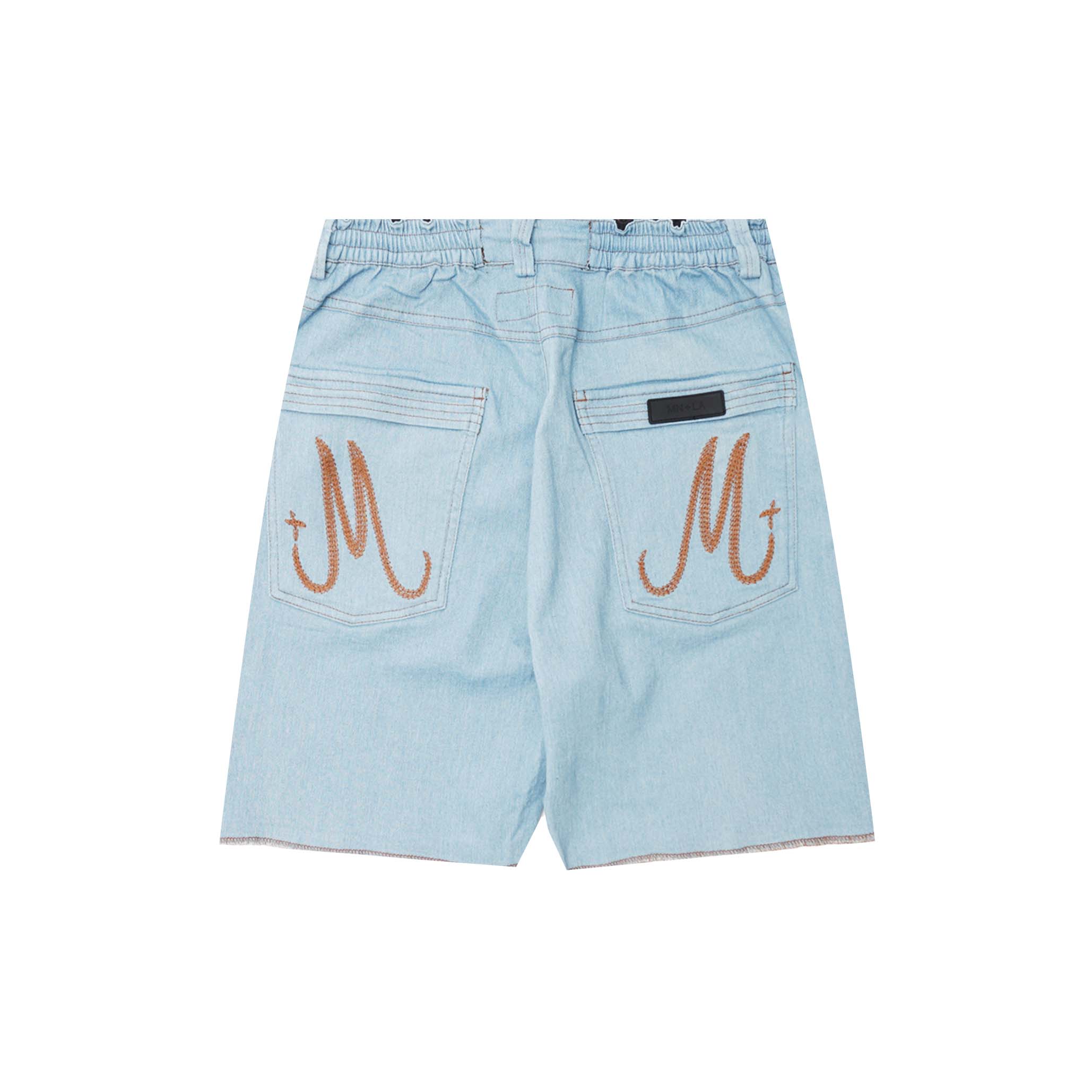 "VAPOR BLUE" OVERPOCKET PHAT SHORTS - Image 2