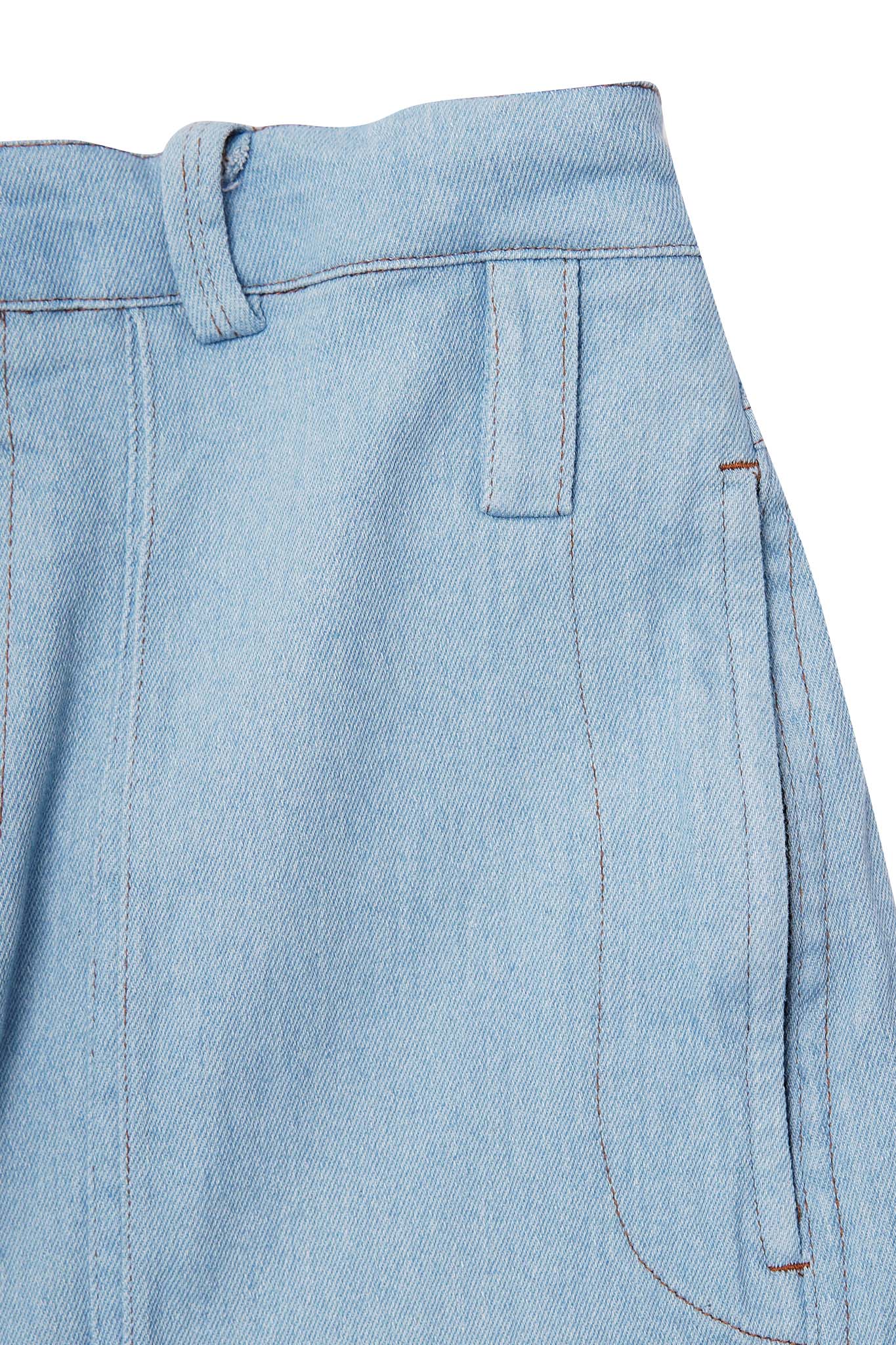 "VAPOR BLUE" OVERPOCKET PHAT SHORTS - Image 6