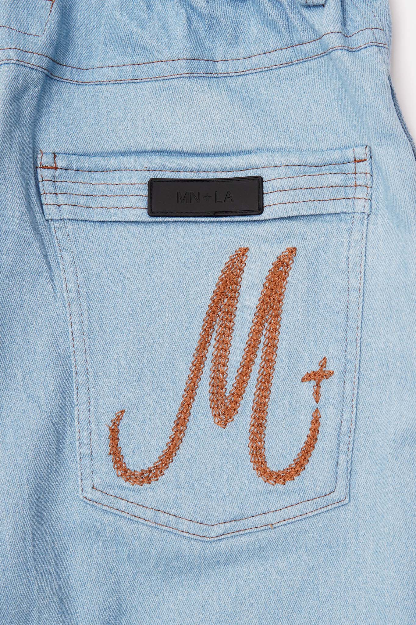 "VAPOR BLUE" OVERPOCKET PHAT SHORTS - Image 7