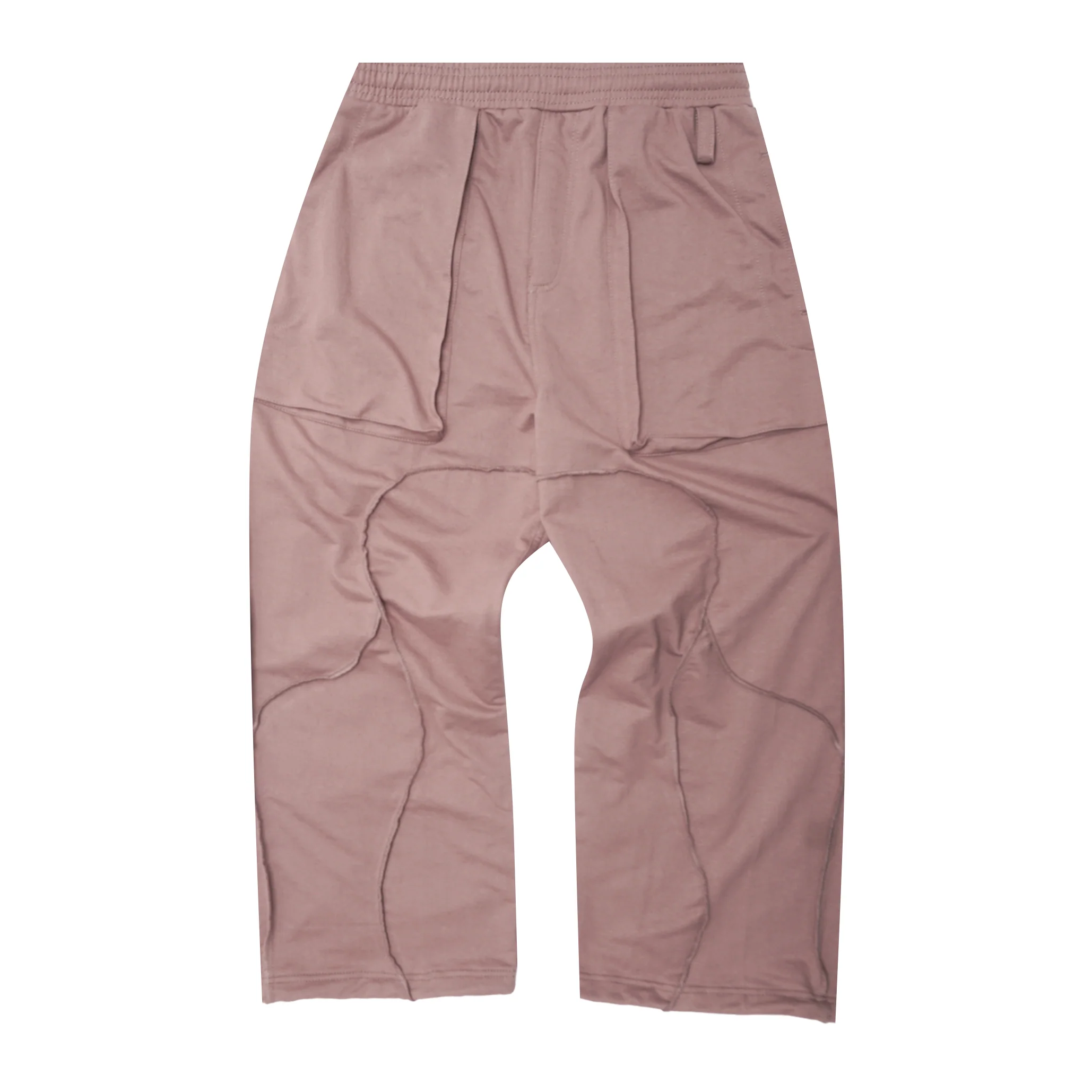 VEINS FRENCH TERRY PANTS IN MAUVE - Image 2