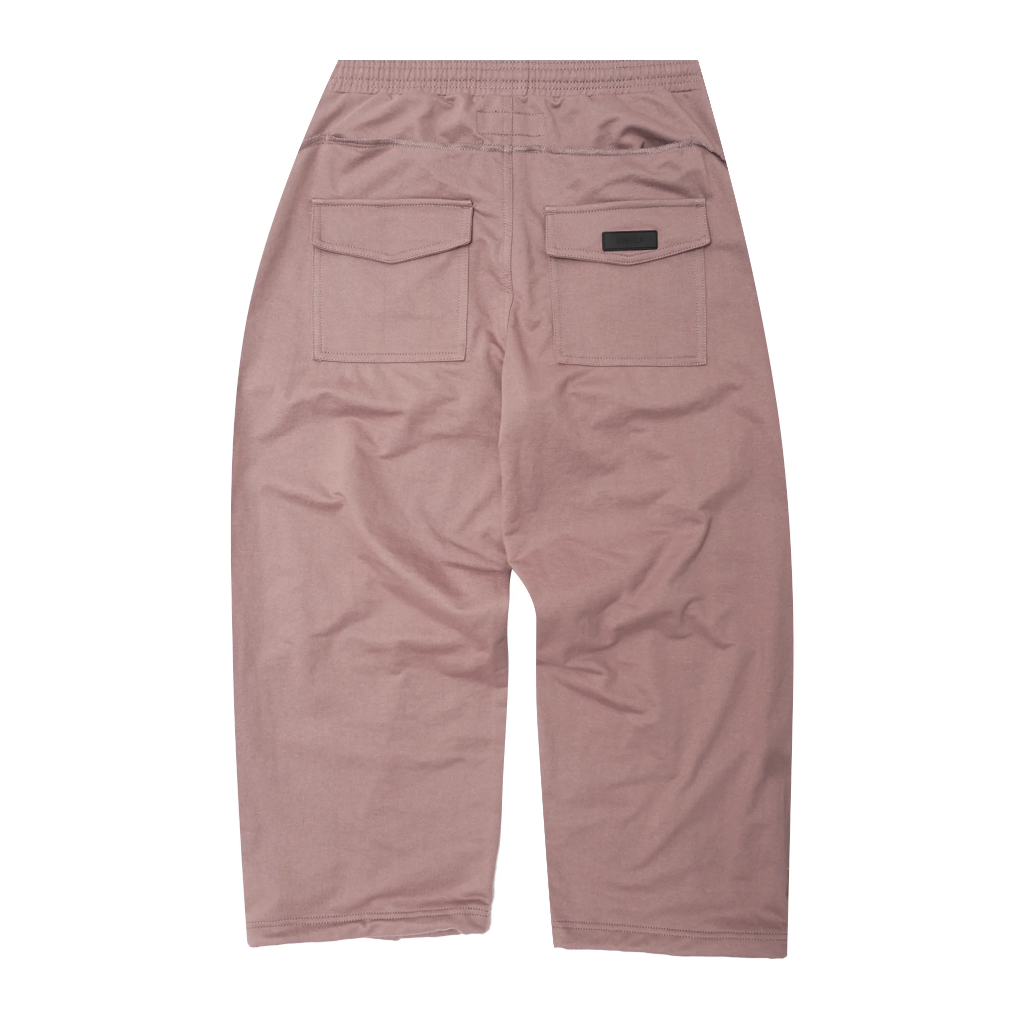 VEINS FRENCH TERRY PANTS IN MAUVE - Image 3