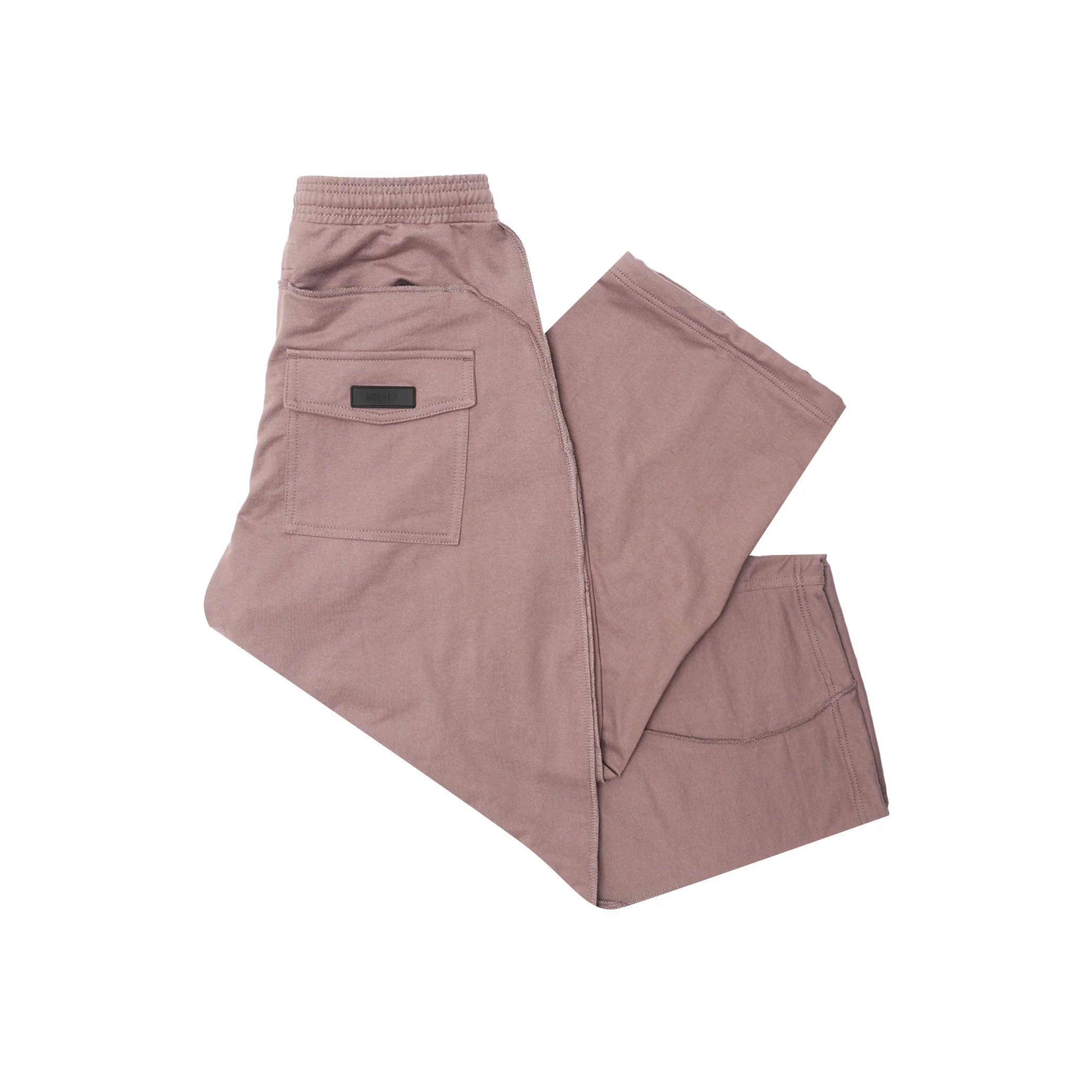 VEINS FRENCH TERRY PANTS IN MAUVE - Image 5