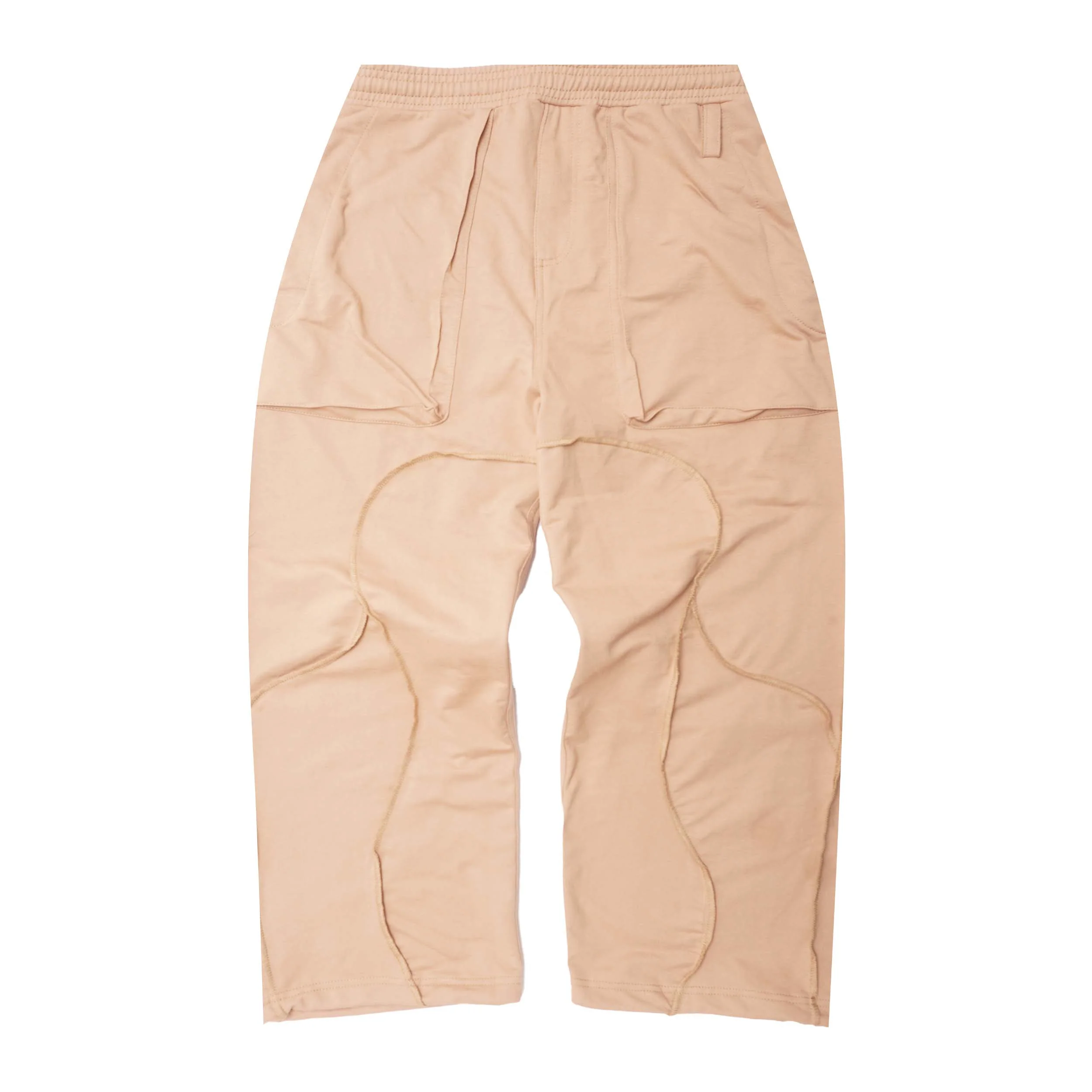 VEINS FRENCH TERRY PANTS IN WHEAT - Image 2