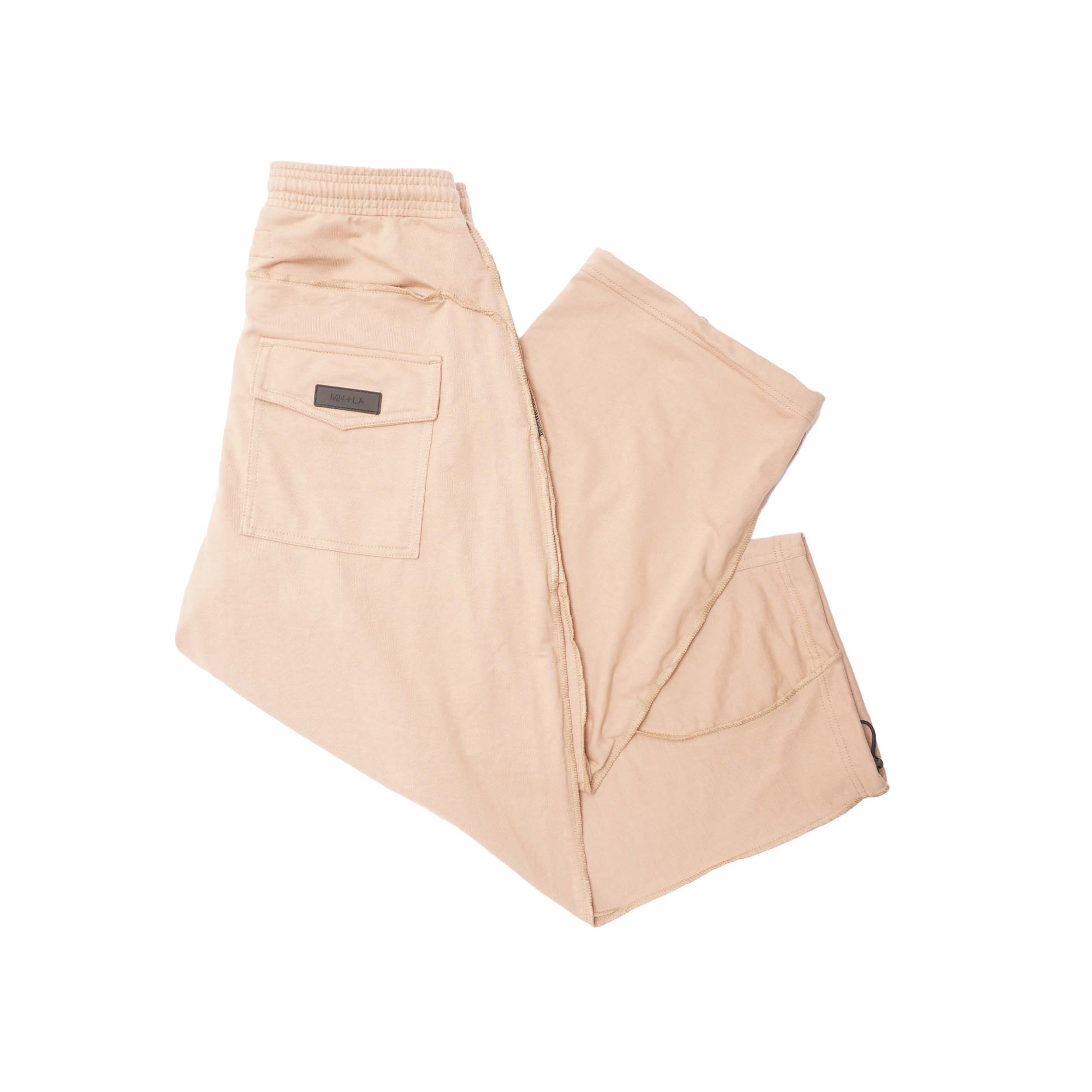 VEINS FRENCH TERRY PANTS IN WHEAT - Image 5