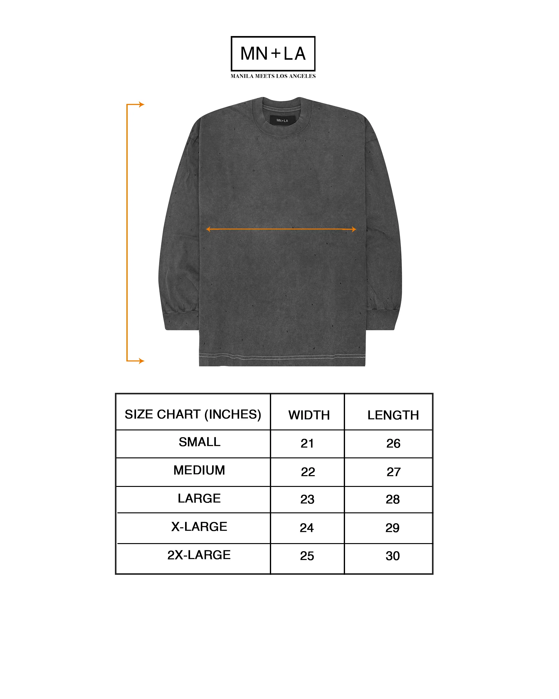 VINTAGE TATTERED LONGSLEEVE TEE IN GOLEM GREY - Image 4