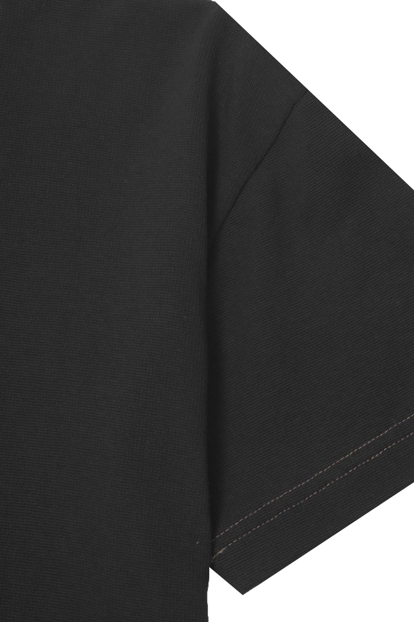 WAFFLE EXO™ TOPSHELF TEE IN ANTHRACITE/OLIVE - Image 4