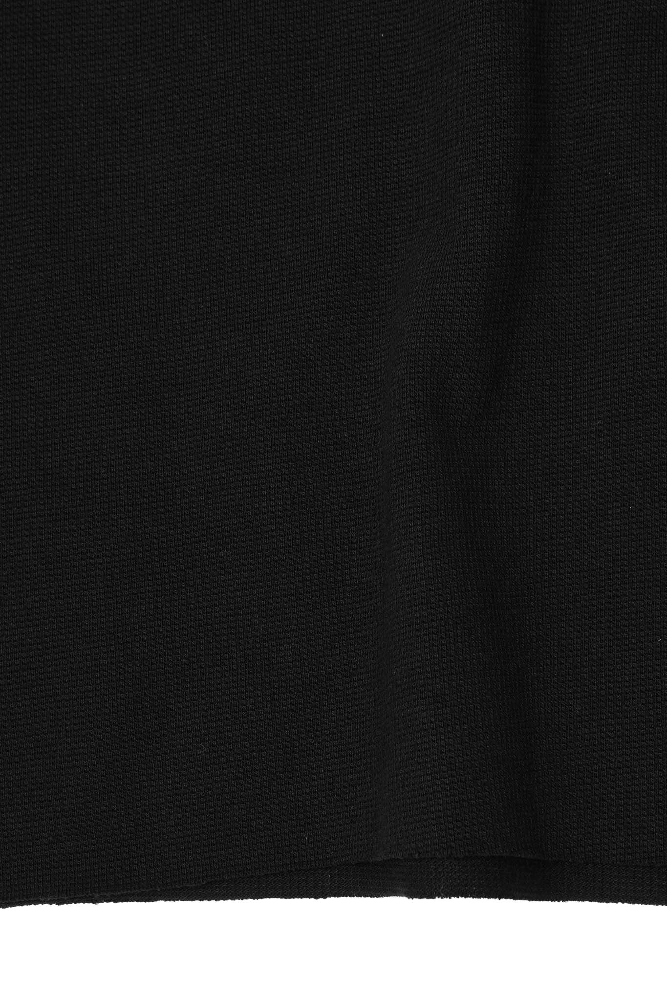 WAFFLE WEAVE CHOP CHOP TEE IN ANTHRACITE - Image 5