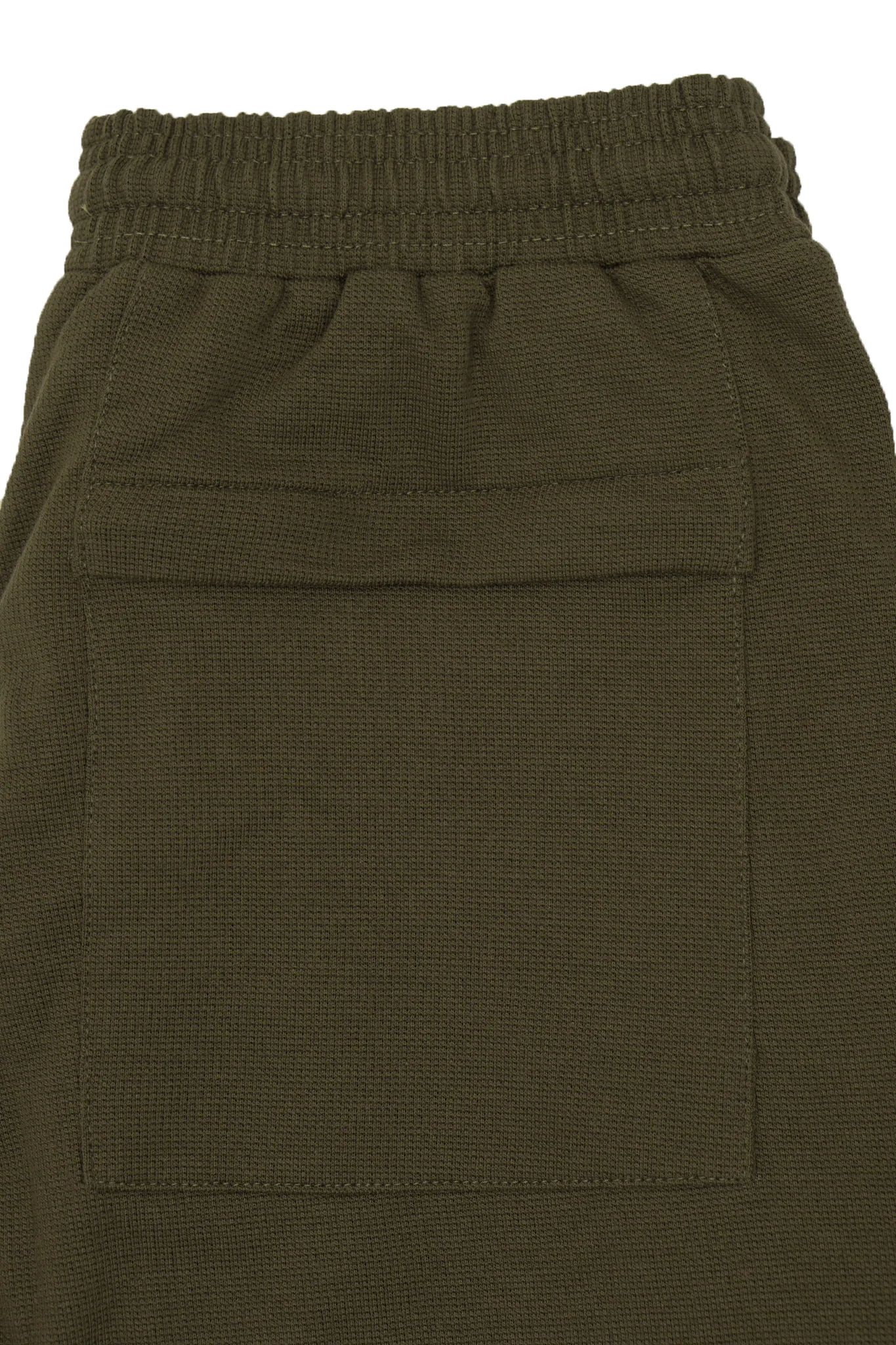 WAFFLE WEAVE LOUNGE PANTS IN OLIVE - Image 10