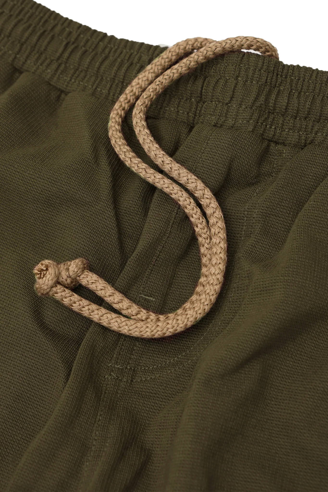 WAFFLE WEAVE LOUNGE PANTS IN OLIVE - Image 5