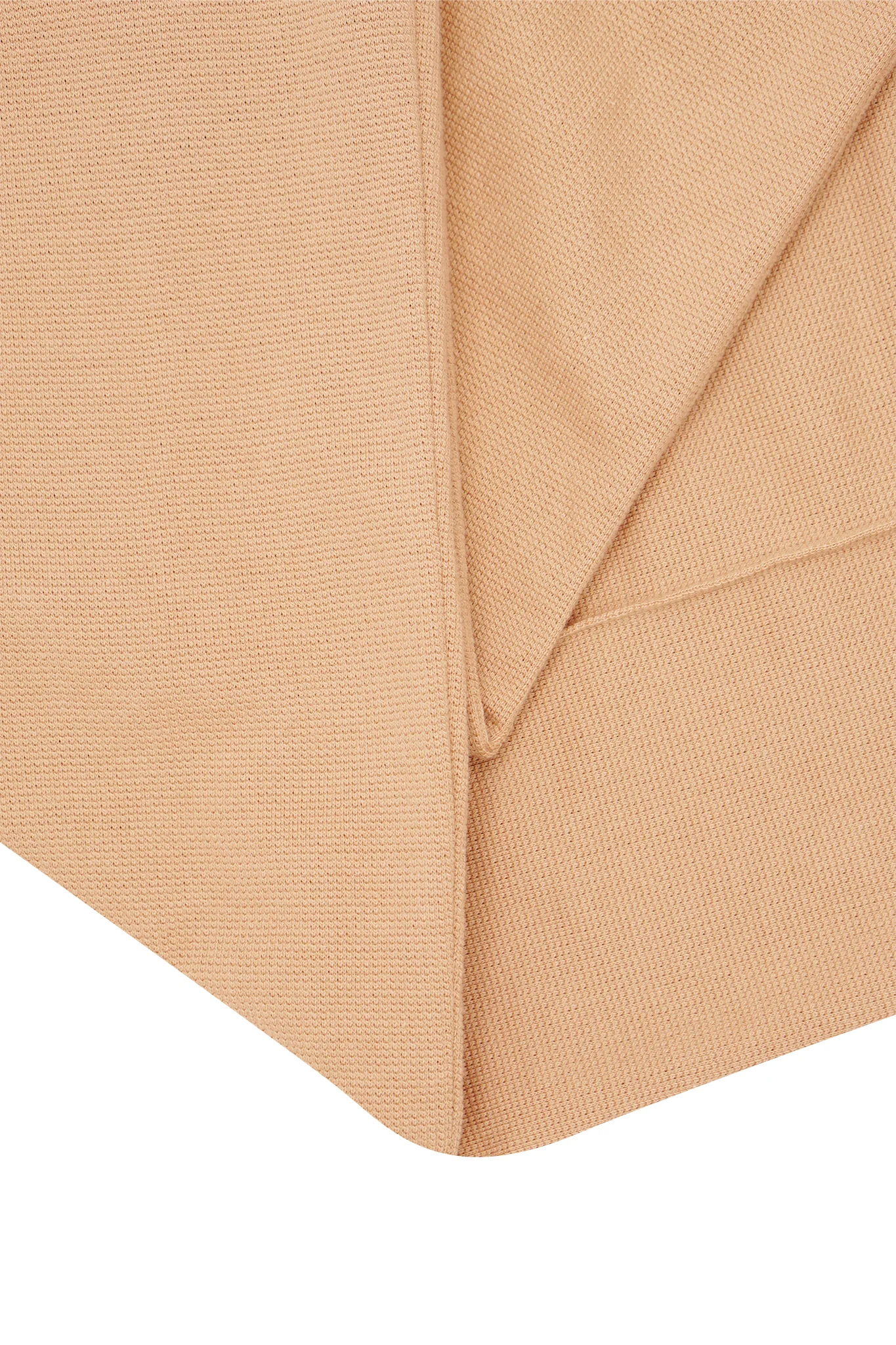 WAFFLE WEAVE PLEATED CROPPED PANTS IN WHEAT - Image 11