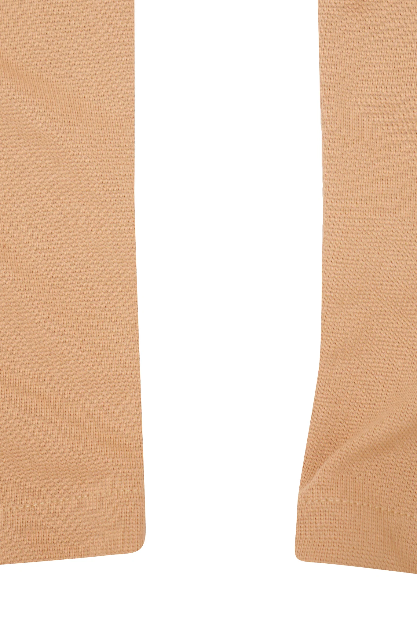 WAFFLE WEAVE PLEATED CROPPED PANTS IN WHEAT - Image 12