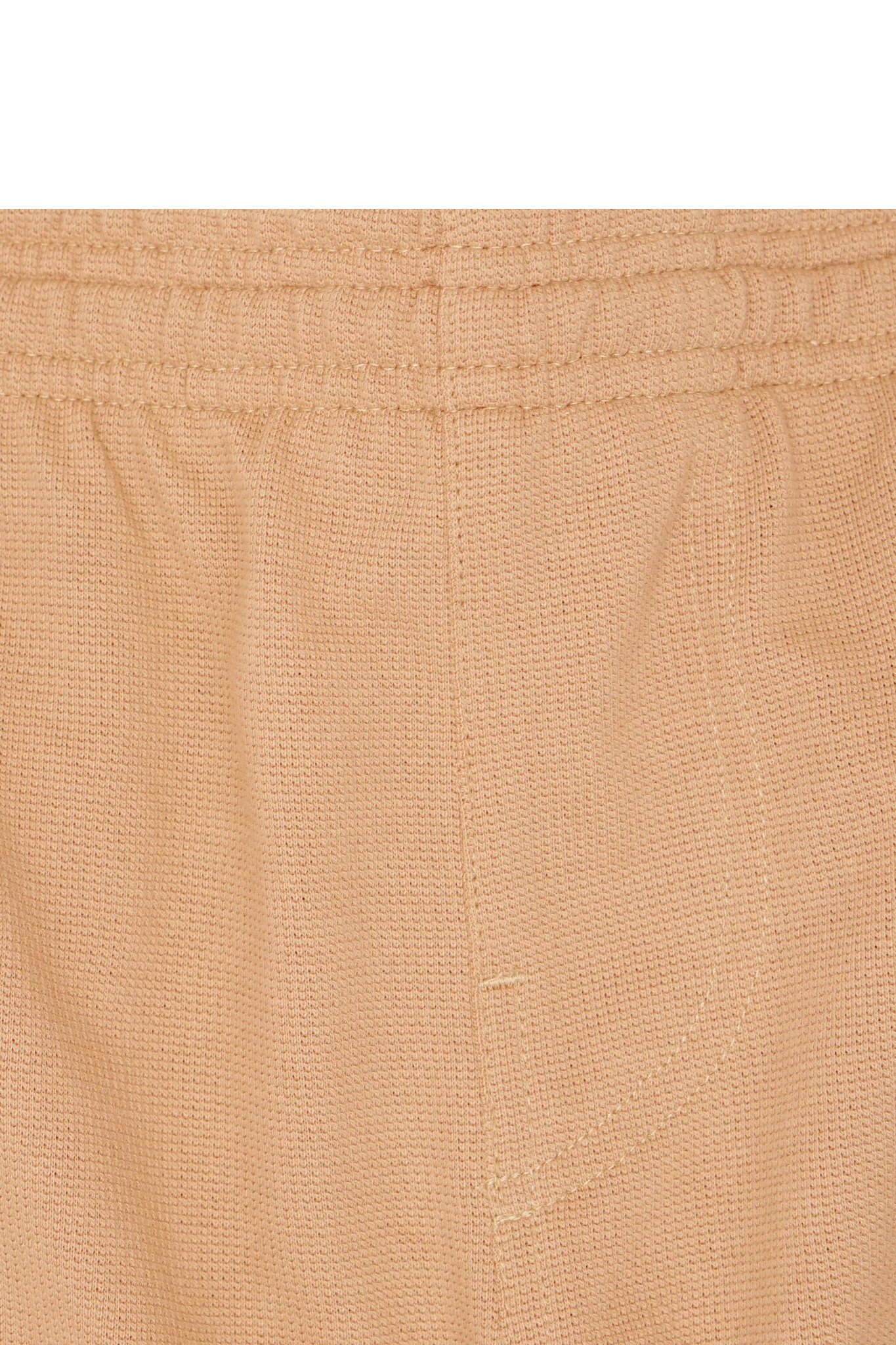 WAFFLE WEAVE PLEATED CROPPED PANTS IN WHEAT - Image 5
