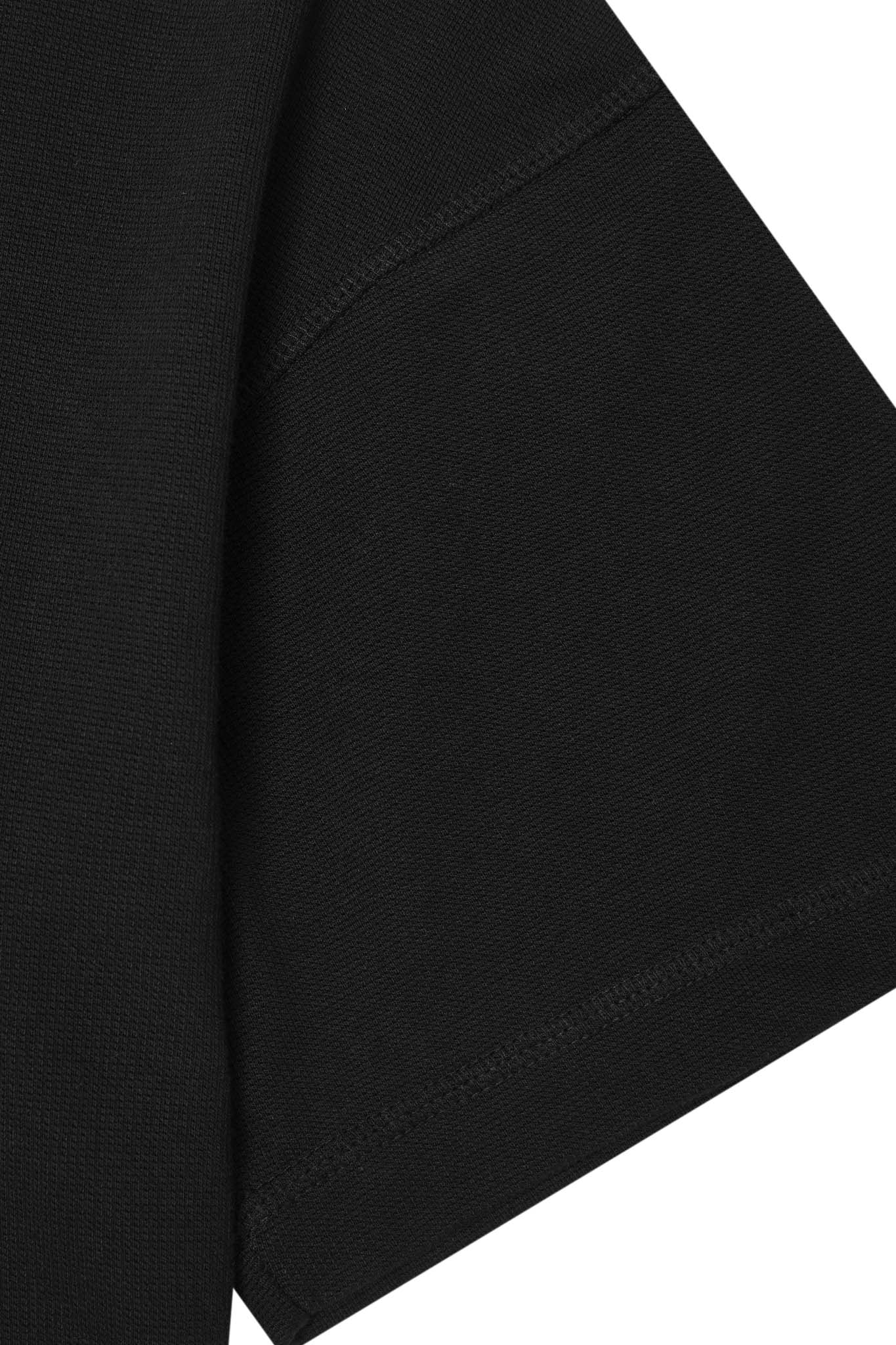 WAFFLE WEAVE VAST TEE IN ANTHRACITE - Image 5