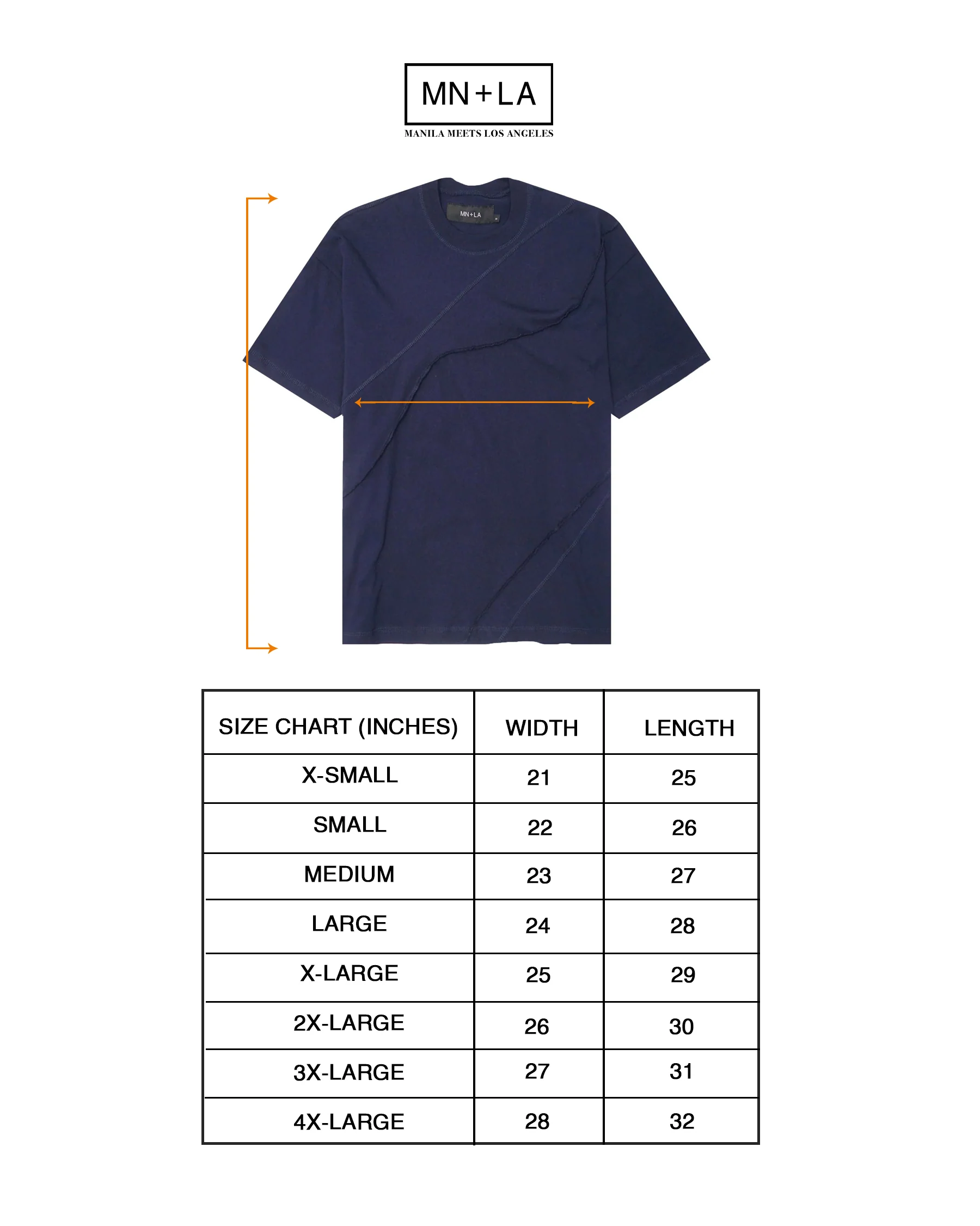 WAVE TEE IN NAVY - Image 4