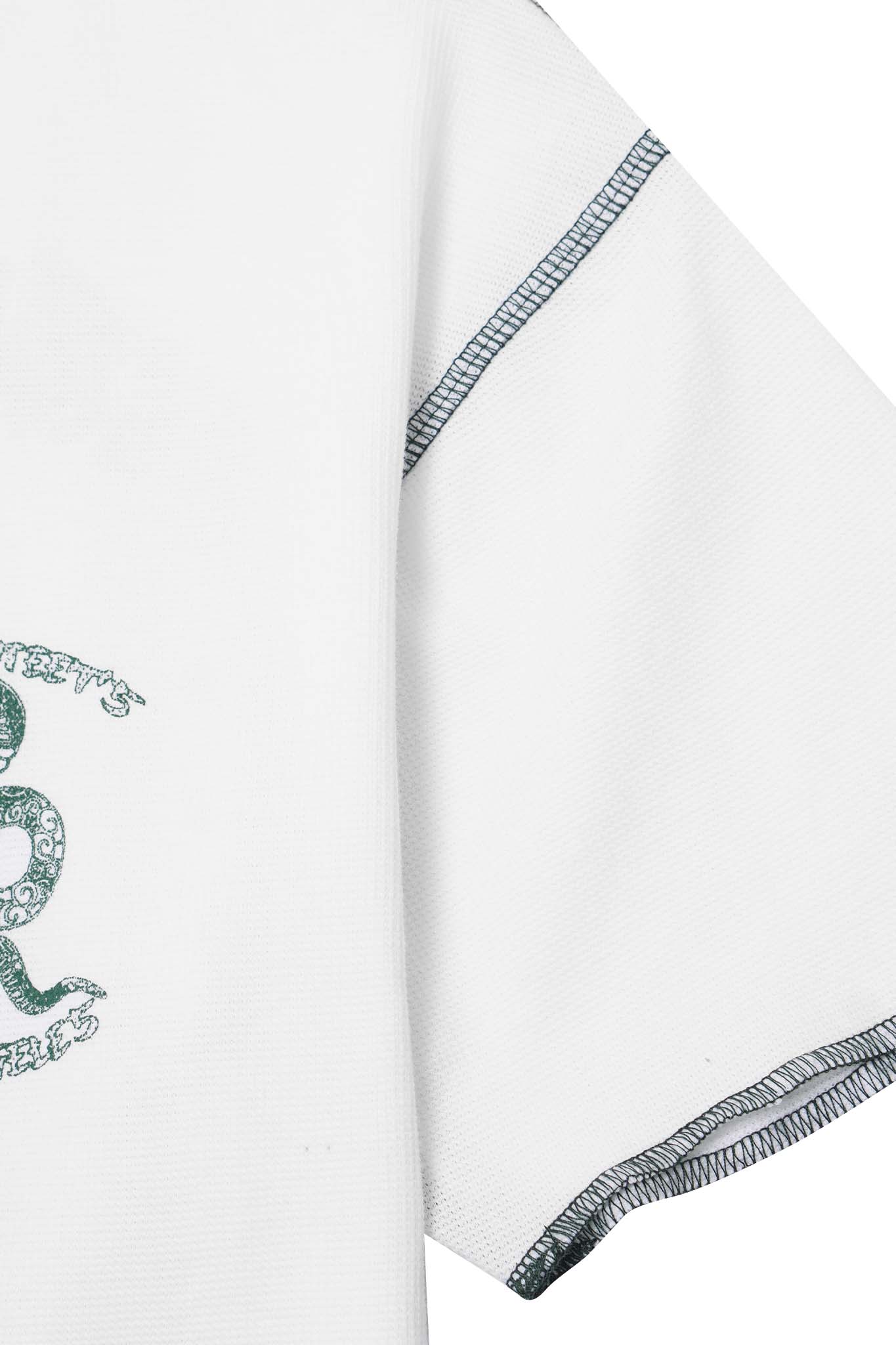 "YEAR OF THE SNAKE V2" WAFFLE TEE IN WHITE - Image 4