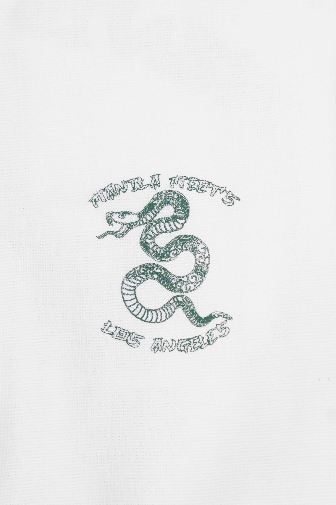 "YEAR OF THE SNAKE V2" WAFFLE TEE IN WHITE - Image 6