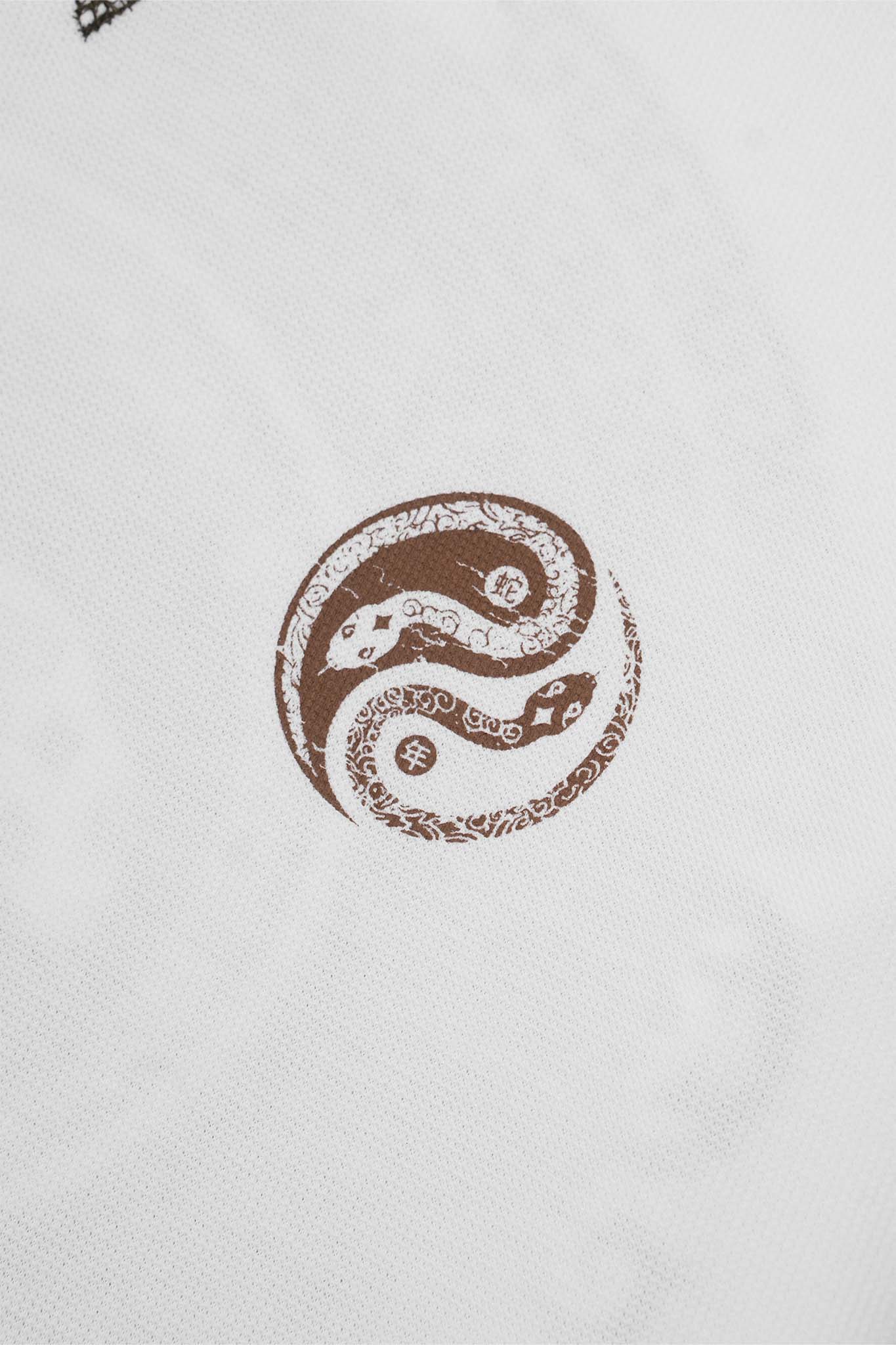 "YEAR OF THE SNAKE" WAFFLE TEE IN MOSS GREEN - Image 8